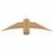 Ekena Millwork Bellingham Timber Gable Bracket, Western Red Cedar, 48"W x 12"H x 3 1/2"D x 5 1/2"F, 6/12 Pitch GBW048X12X0406BEL00SWR - alternate 1